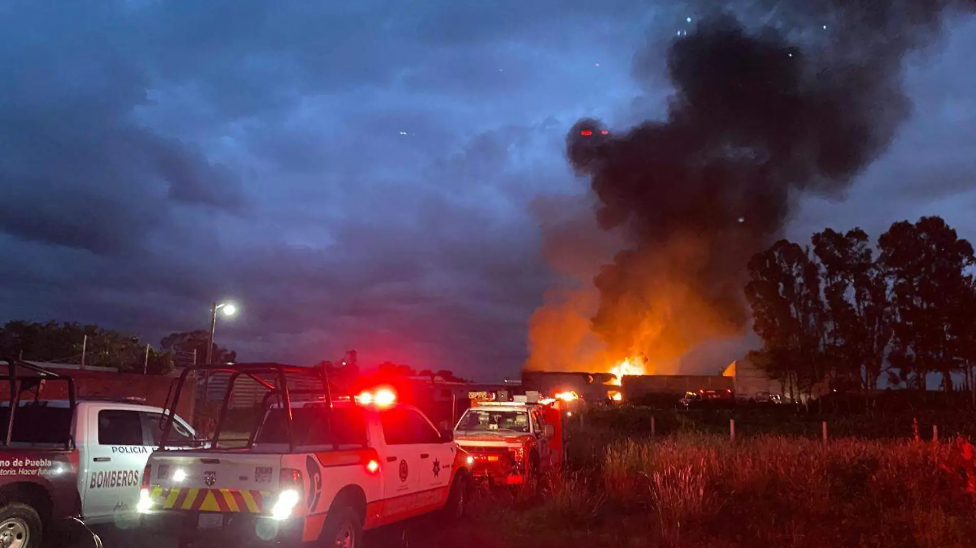 incendio en chipilo moviliza a distintas autoridades